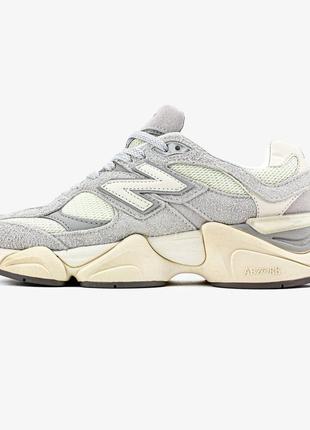 Кросівки new balance 9060 quartz "grey team cream"5 фото