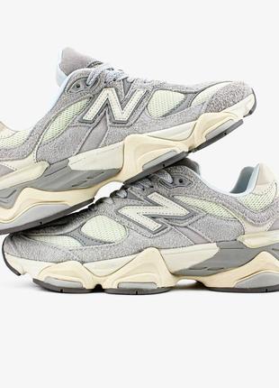 Кросівки new balance 9060 quartz "grey team cream"10 фото