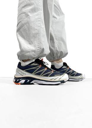 Salomon s/lab xt-6 dark blue/white 401 фото