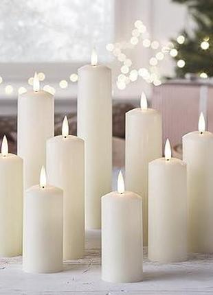 Сток набор из 9 светодиодных свечей lights4fun
