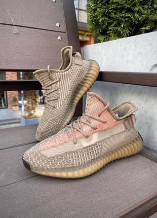 Легкие yeezy из текстиля коричнево цвета, это то, что тебе нужно на лето🤎🧡