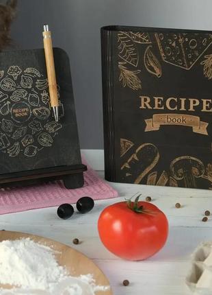 Книга для записів кулінарних рецептів "recipe book" а5 22,5х17см3 фото