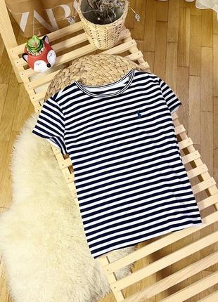 Футболочка в темно синюю полоску от polo ralph lauren