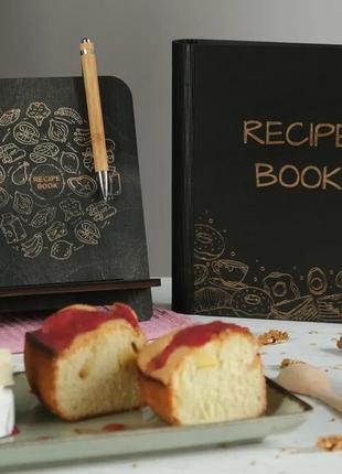 Книга для записів кулінарних рецептів "recipe book" а6 16,5х13см2 фото