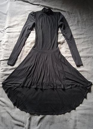 Платье для бальных танцев черное. платье для танцев.