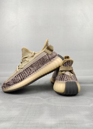 Кроссовки женские подростковые boost 350 sand taupe9 фото