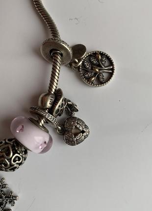 Пандора pandora оригинал браслет шармы3 фото