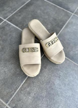 Шлепки guess slide