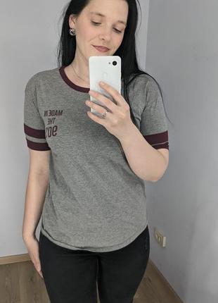 Футболка серая спортивная🍷