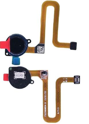 Шлейф xiaomi redmi 10c сканера відбитків пальців, чорний, оригінал