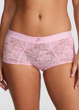 Мереживні трусики в стилі boyfriend wink logo boyshort panty