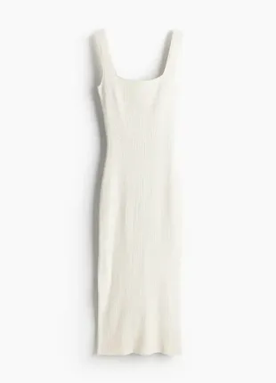 Cукня миди в рубчик h&m 1228566001