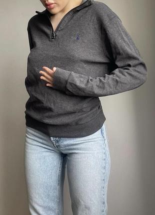 Бавовняна кофта на блискавці ralph lauren