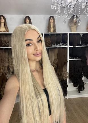 Парик🔝парик блонд 90 см на сеточке