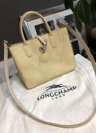 Longchamp лакова сумка з ременем(оригінал)