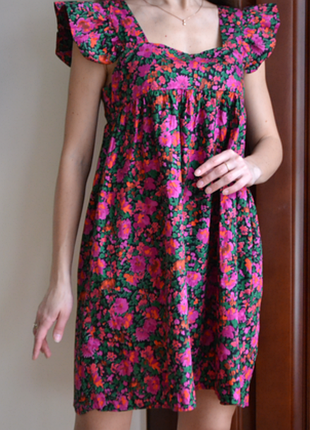 Бавовняна сукня-балон