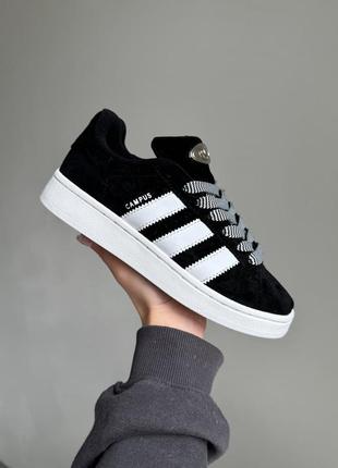 Жіночі кросівки adidas campus 00s black/white