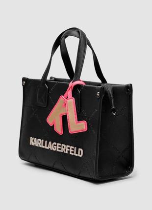 Karl lagerfeld k/skuare embossed large tote bag8 фото