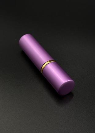 Портативный мини-флакон для духов для путешествий. цвет фиолетовый. 83х19мм / 5мл