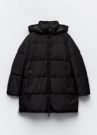 Пуховик zara s m куртка женская зара зимняя - 19 - 20