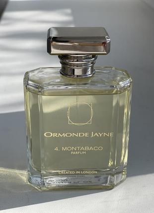 Оригінал ormonde jayne 4. montabaco parfum нішевий аромат ніша