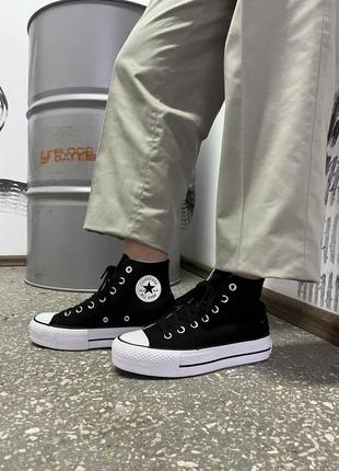 Converse lift hight black con-00283 фото