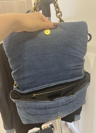 Джинсова сумка zara 4
