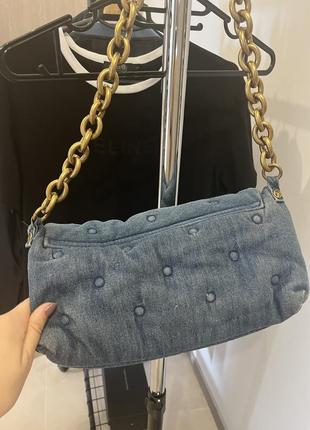 Джинсова сумка zara 3