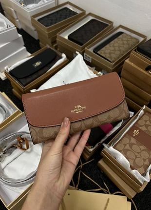 Кошелёк женский кожа coach