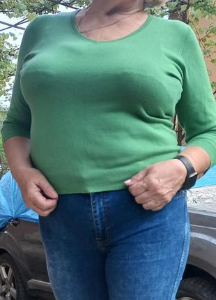 Зеленый тонкий свечер marks &amp; spenser