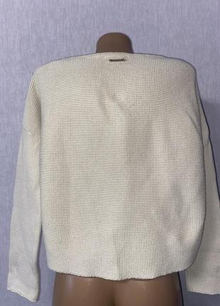 Укорочений італійський светр кроп2 фото