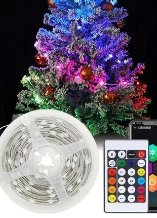Cмарт-гирлянда 10м ip65 led light string с пультом дистанционного...