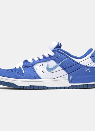 Nike dunk low disrupt 2 white royal 361 фото