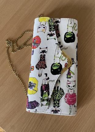 Клатч с котиками