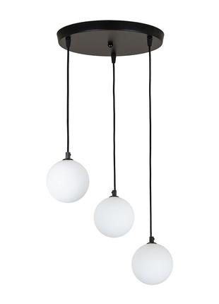 Люстра подвесная 761p120f-3 bk+wh (300)