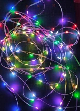 Rgb лента для комнаты, улицы 10 метров, светодиодная лента с управлением с телефона и...