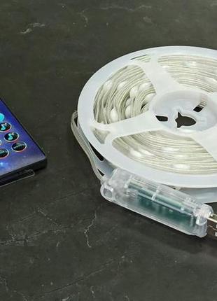 Rgb лента для комнаты, улицы 10 метров, светодиодная лента с управлением с телефона и...