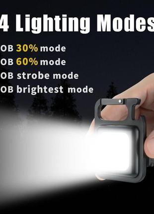 Мини фонарик светодиодный водонепроницаемый, светодиодный лед фонарик аккумуляторный...