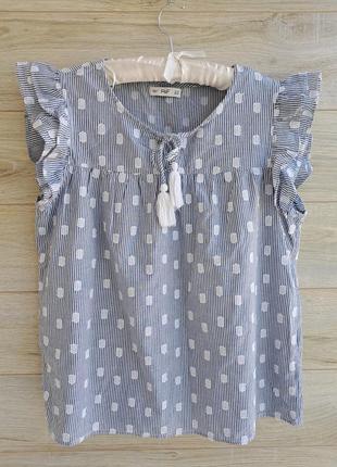 Блуза хлопок f&f разм l-xl