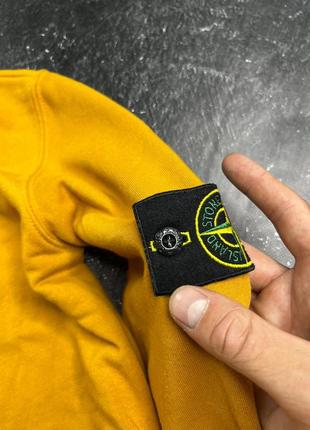 Худі stone island yellow4 фото