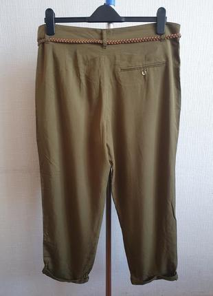 Брюки чино с поясом хаки  h&m4 фото