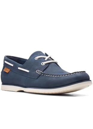 Мокасины мужские clarks noonal  оригинал. р 45