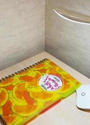 Лед светильник настольный с сенсорным выключателем, мощная яркая лампа настольная...