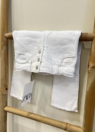 Джинсы белые zara. 92 см