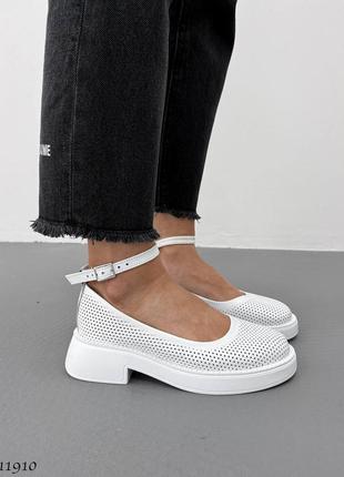 Premium! жіночі шкіряні білі туфлі на підборах весняні натуральна шкіра весна осінь