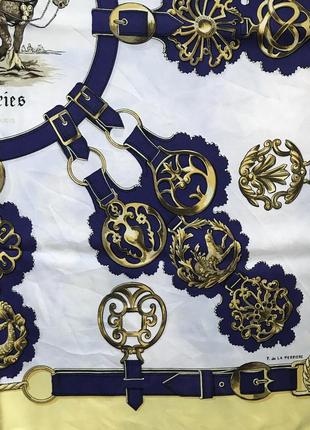 Винтажный шелковый платок hermès