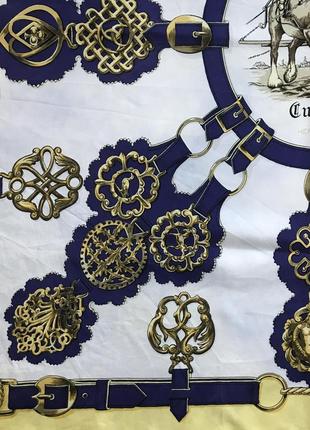 Винтажный шелковый платок hermès