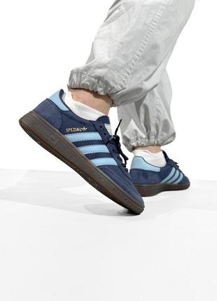 Adidas spezial black/blue3 фото