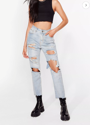 Nasty gal, джинси мом