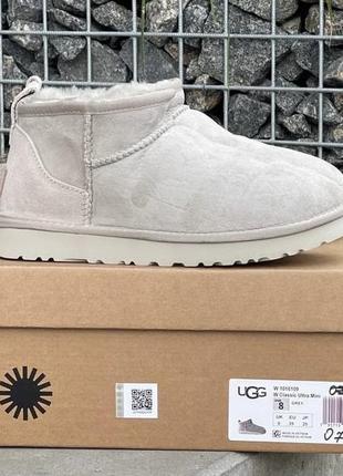 Ugg ultra mini light gray 36